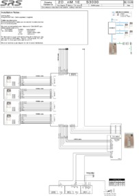 SD 3000 series video wiring diagram with VR panel