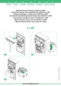 Comelit 3459 technical manual