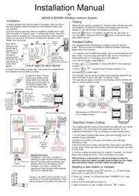 Installation instructions for 602-ABK