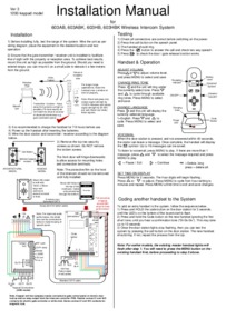 AES 603 Manual