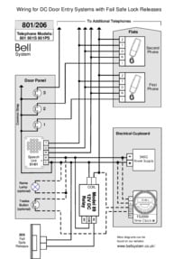 Bell (BSTL) 801 with a Fail Safe Lock Wiring Diagrams
