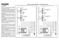 Fermax instructions for 8 camera selector Art. 02472