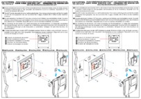 Fermax instructions for loft monitor decorative frame Arts. 3381 and 3384