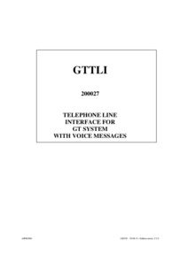 Aiphone GTTLI Installation instructions