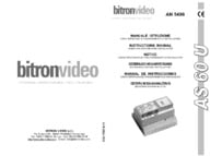 Bitron    AN5498 instructions