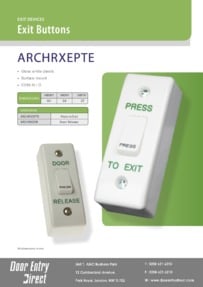 ARCHRXE_PTE-DR Exit Buttons Brochure