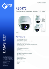 ASD276 Camera data sheet