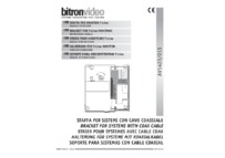 T Line monitor bracket - coaxial systems