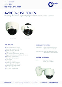 AVRCD-6351 Camera data sheet