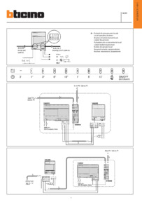 Bticino wiring diagram for 346200
