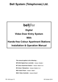 Bellfree Installation Manual