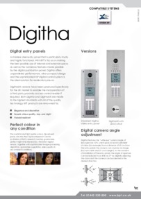 BPT Digitha VR panel brochure
