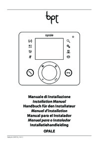 Installation Manual for Opale video entry control systems
