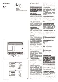 BPT installation instructions for VSE/301