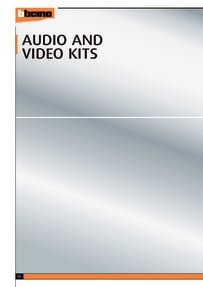 Bticino Audio & Video Kits Brochure