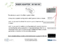 Btwin Riser Adapter coding