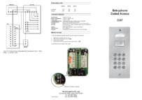Entryphone CA7-EX5 manual