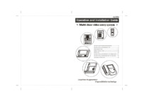 Instruction Sheet for CVK colour video door entry intercom system