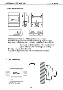 CDVI CDV-DBC4A instruction manual