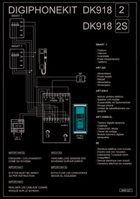Videx DK918-2 - 2 way audio codelock kit (4+n) - Installation Guide