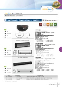 CDV Long-Range Door Activation Sensor brochure