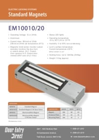 EM10010_20 Standard Magnets Brochure