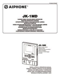 Aiphone JK-1MD Operation manual 