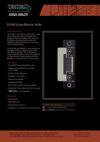 ES100 Product Brochure