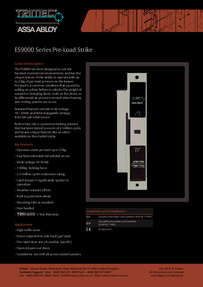 ES9000 Series data sheet