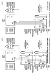 Videx ESK-1 Audio Wiring Diagram (2 wire) - 1 x Entrance, 1 x phone (3151), 321 AC PSU.