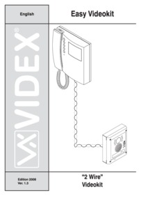 Videx ESVK - Easy Video Kit Technical Manual