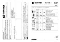 Farfisa EX3111AGLC Installation Manual
