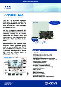 CDVI F0115000002 data sheet