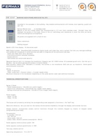 Fermax 5467 data sheet