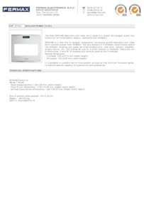 Fermax 7341 data sheet