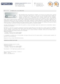 Fermax 7374 data sheet