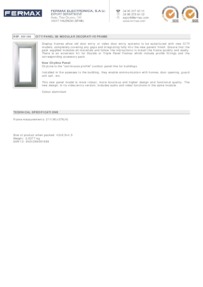 Fermax 9196 data sheet