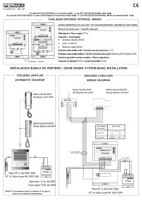 Fermax 6201 Installation Manual
