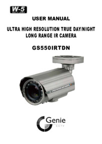 GS550IRTDN Camera Manual