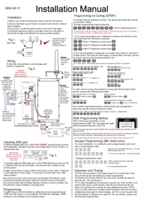 AES GSM-3A manual