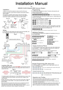 AES GSM3E-S & SK manual