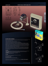 Videx GSM 4000 series audio intercom kits