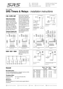 Instructions 5127       Universal timer
