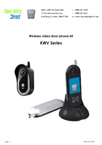 Instructions for KWV Series wireless kits