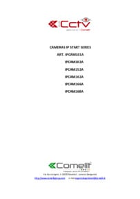 Comelit - IP Camera Set Up Guide (25 pages)