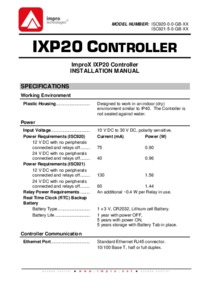 Installation instructions for IXP20