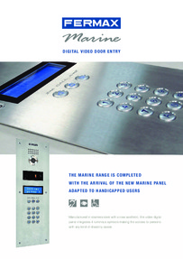 Fermax Marine digital panel brochure