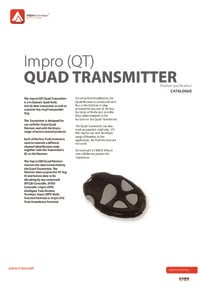 BPT Impro Quad range brochure