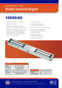 Double maglock datasheet