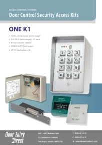 Access control kit ONE K1 data sheet